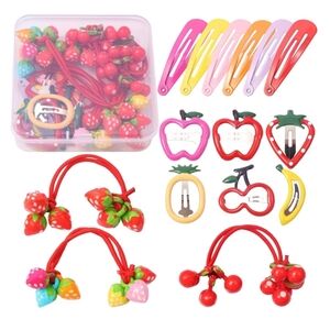Colorful Fruit Hair Accessories Set